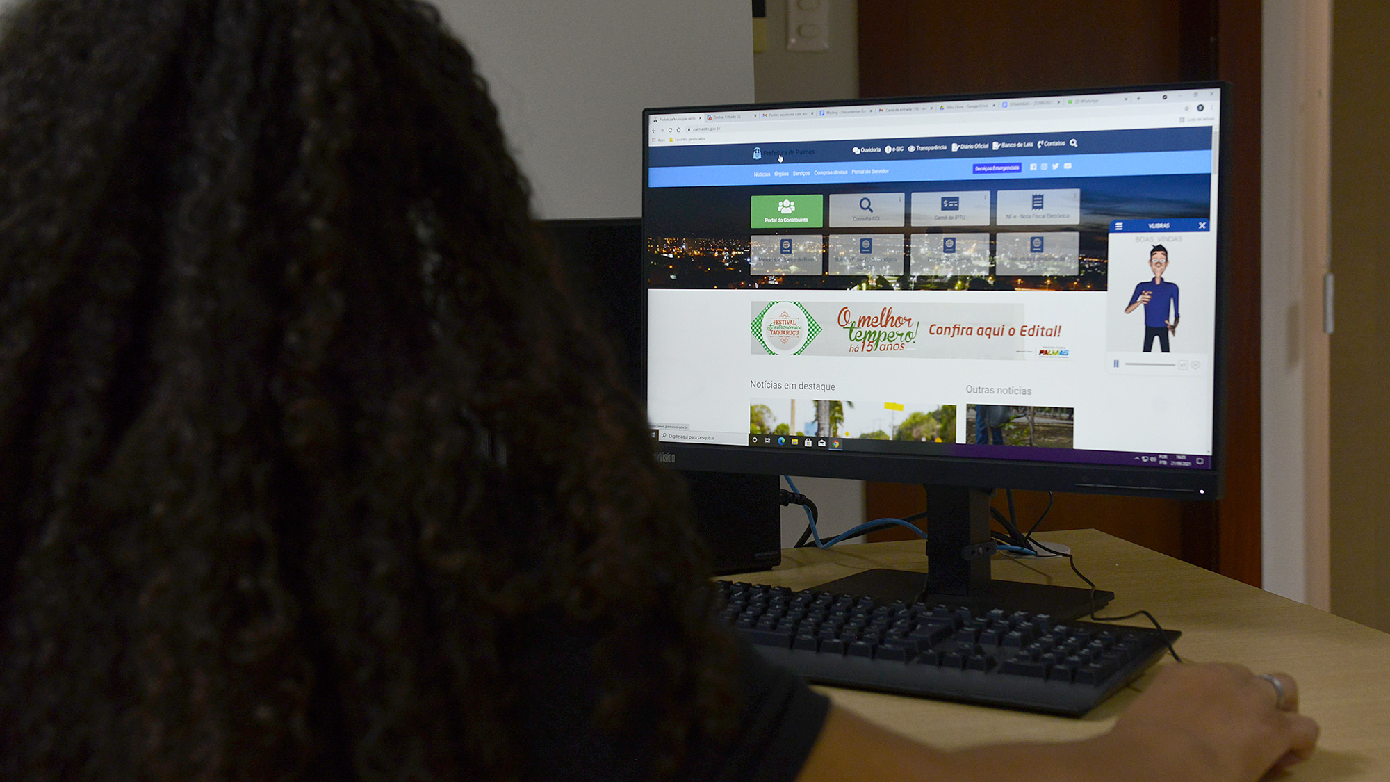 Prefeitura de Palmas disponibiliza tradutor automático de libras no site oficial