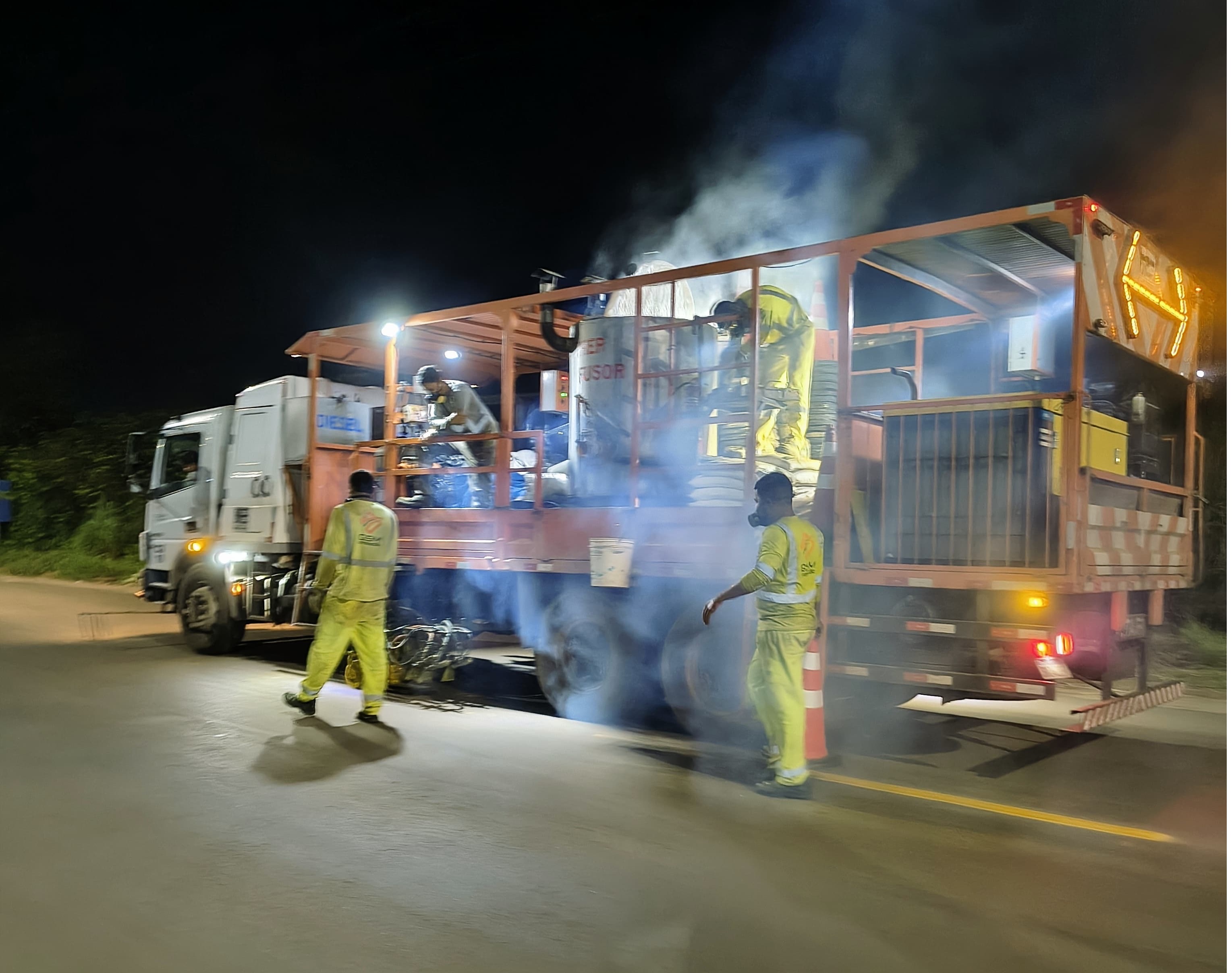 Prefeitura de Palmas realiza sinalização viária em avenidas que receberam recapeamento asfáltico em 2026