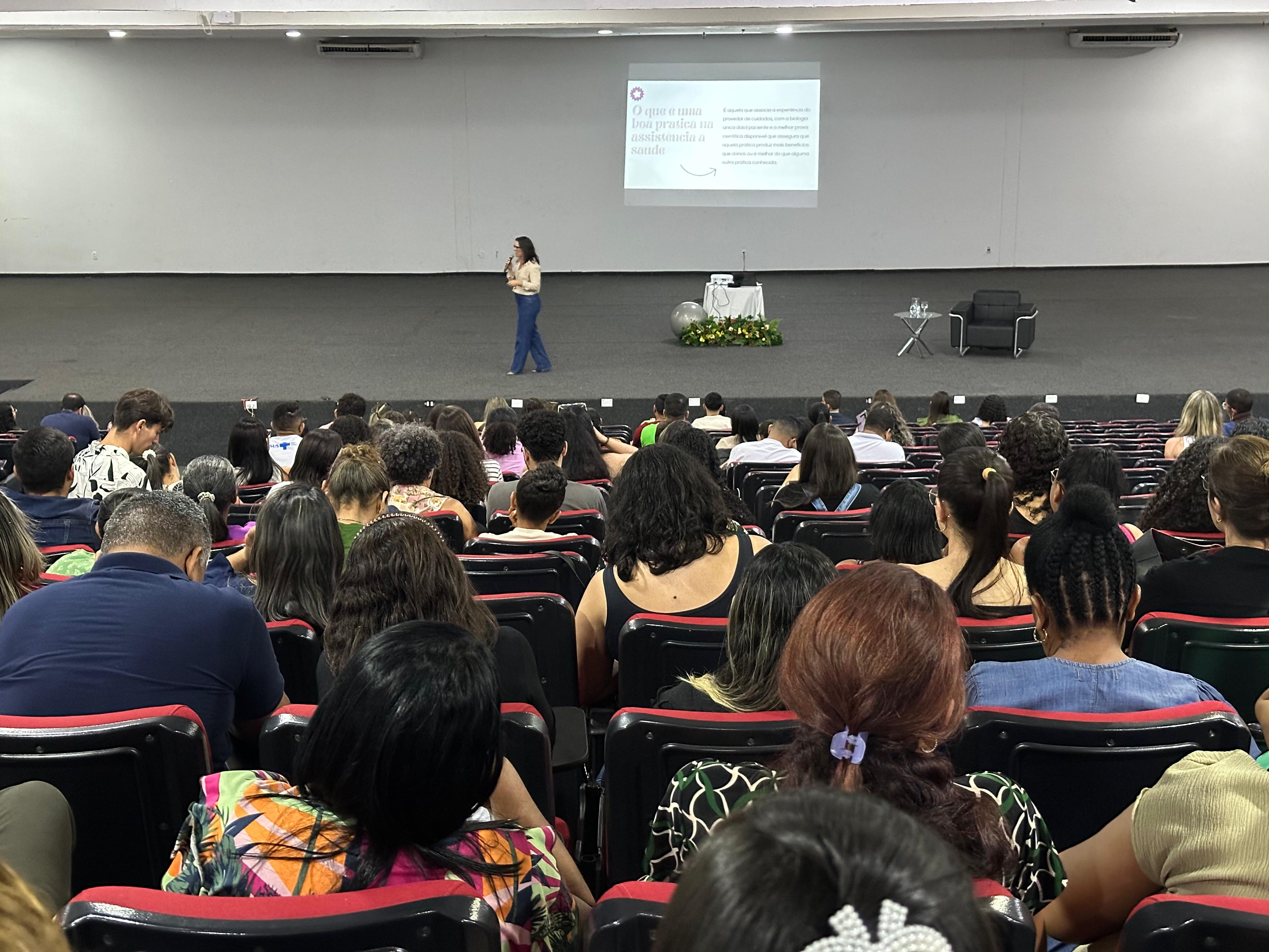 Evento é uma iniciativa da Gerência de Estratégias e Políticas da Atenção Primária da Semus, em parceria com a Fesp e o Hospital e Maternidade Dona Regina 