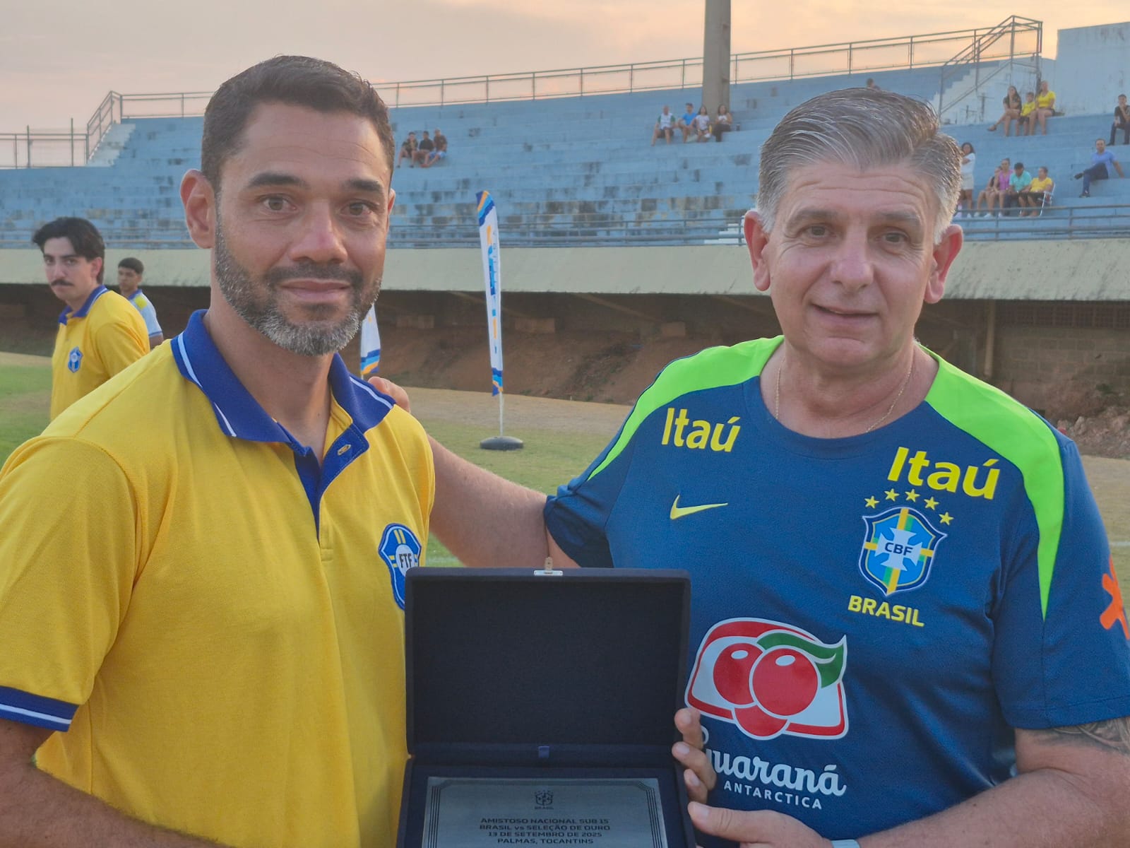 Comissão técnica Sub-15 da Confederação Brasileira de Futebol elogia estrutura de esportes de Palmas