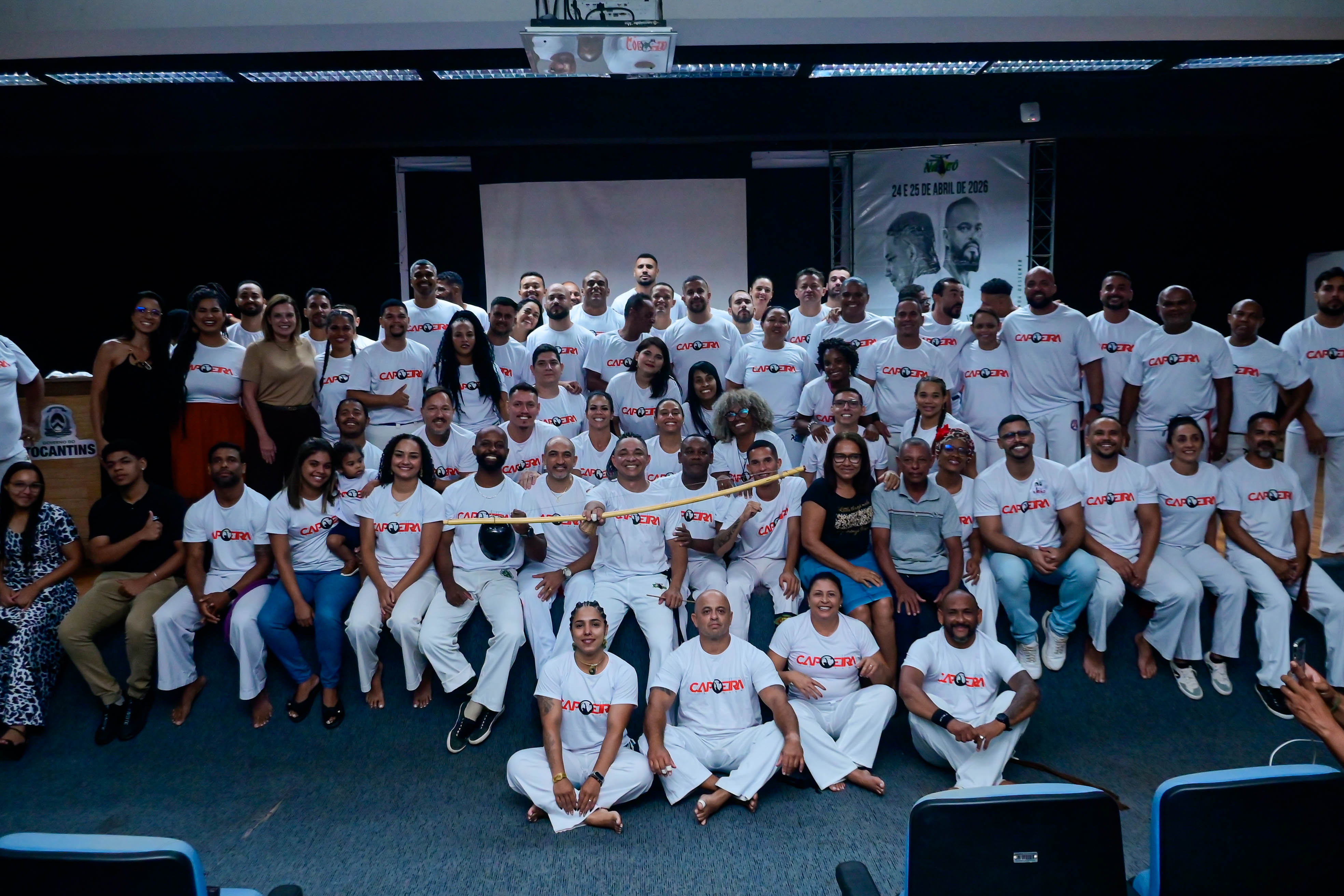 Com apoio da Prefeitura, II Abalô Capoeira reúne mais de cem capoeiristas com presenças em Palmas