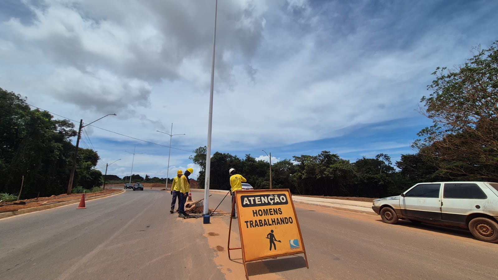 Nova via de acesso a setores da Região Norte de Palmas recebe iluminação em LED