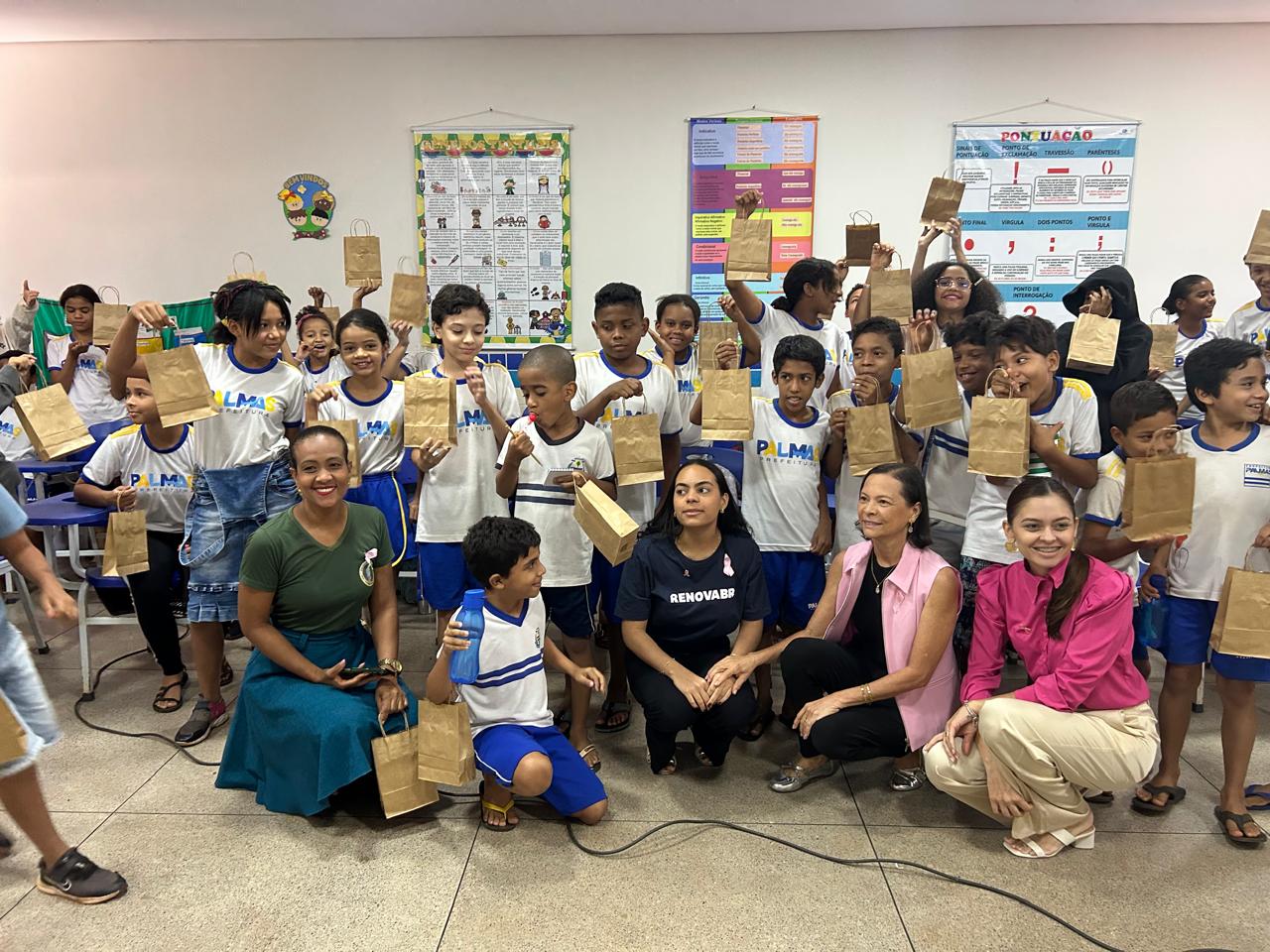 As representantes da Liga também compartilharam com os estudantes dicas de saúde como a necessidade de beber bastante água, evitar o consumo excessivo de açúcar e refrigerantes