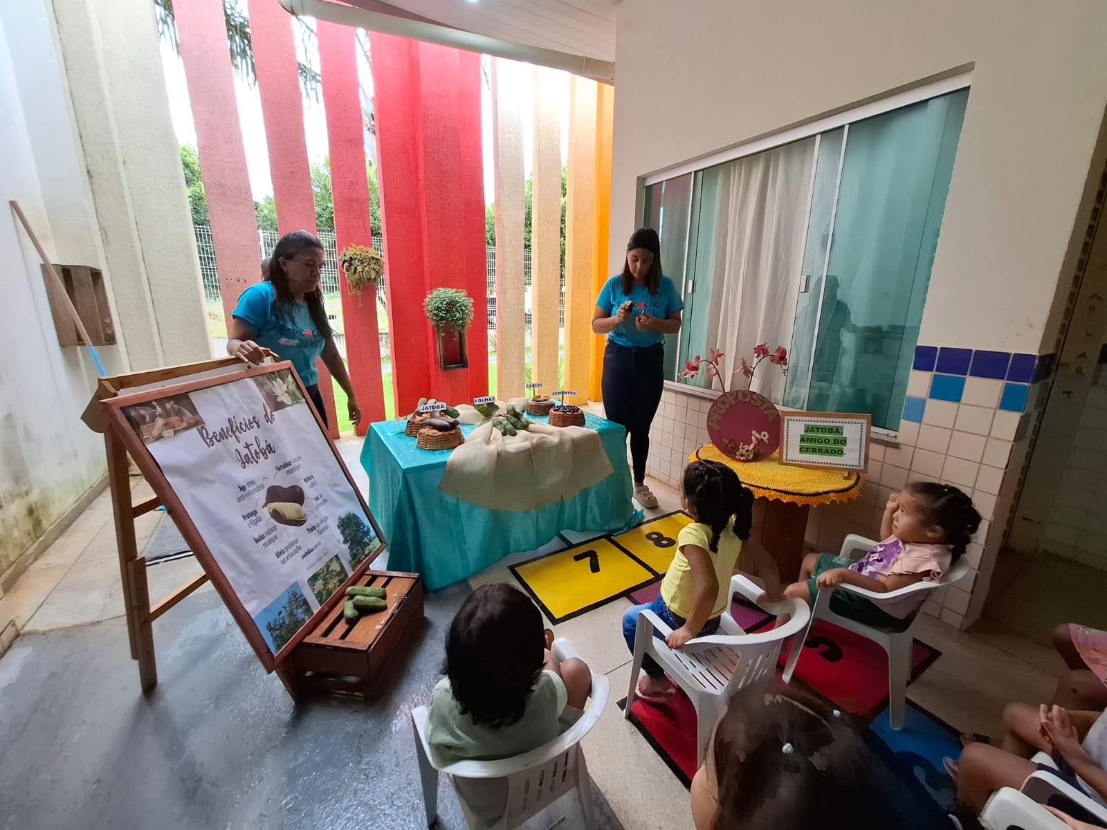 Cmei de Taquaruçu desenvolve projeto que valoriza o Cerrado e promove experiência sensorial com o fruto do jatobá
