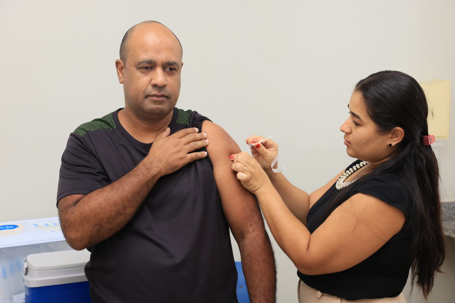 Mais de 1.200 doses de vacina foram administradas no dia D de vacinação em Palmas