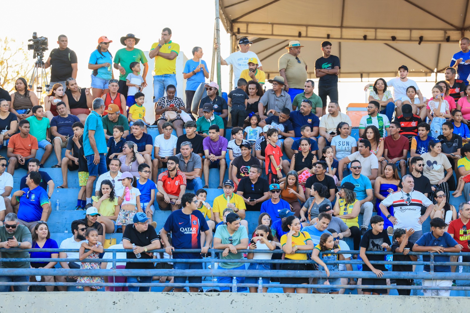 Torcedores de todos os times foram ver de perto seus ídolos