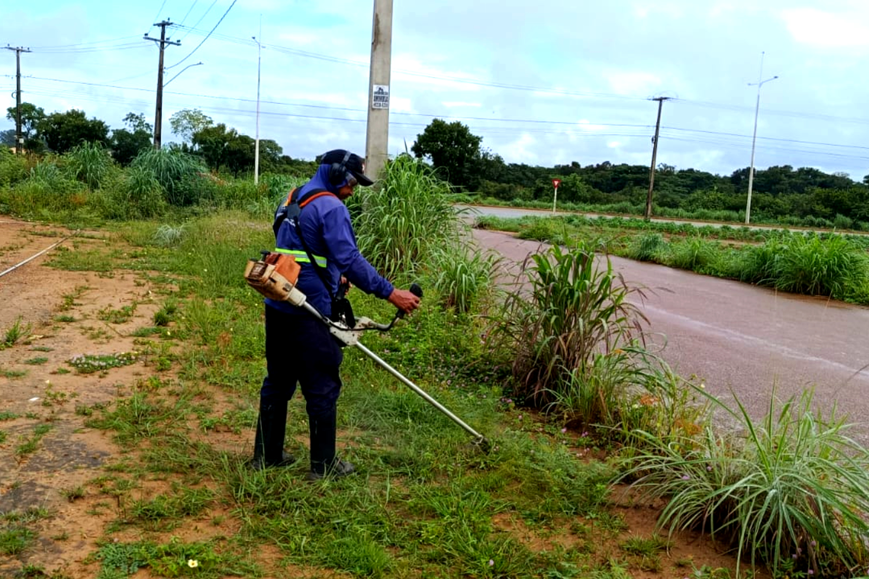 Serviços de roçagem e corte de árvores atendem Jardim Aureny III, Praia da Caju e outros pontos da Capital