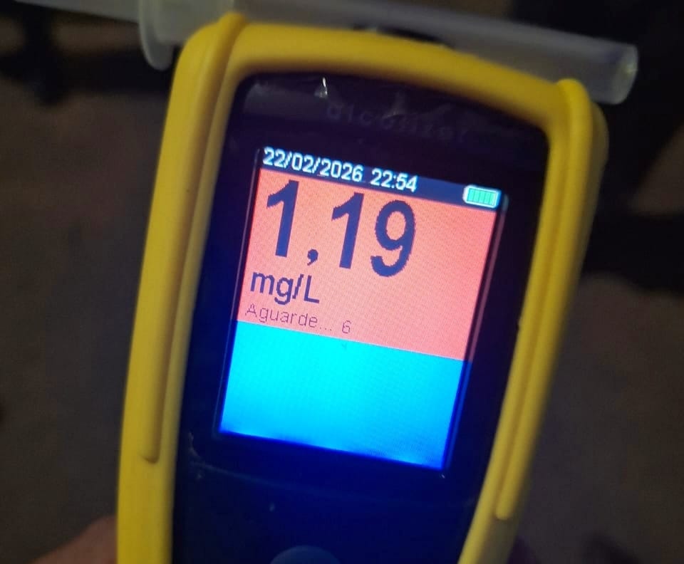 Agentes de trânsito flagram motociclista embriagado após colisão na região sul de Palmas