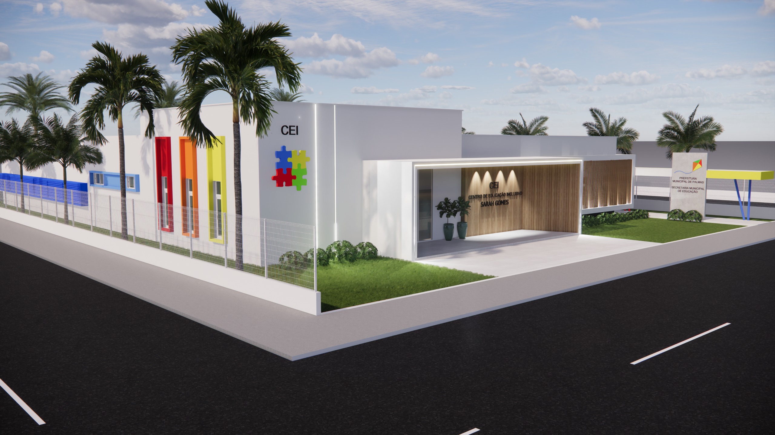 Prefeitura de Palmas inicia obra do Centro de Educação Inclusiva Sarah Gomes com previsão de entrega em 90 dias