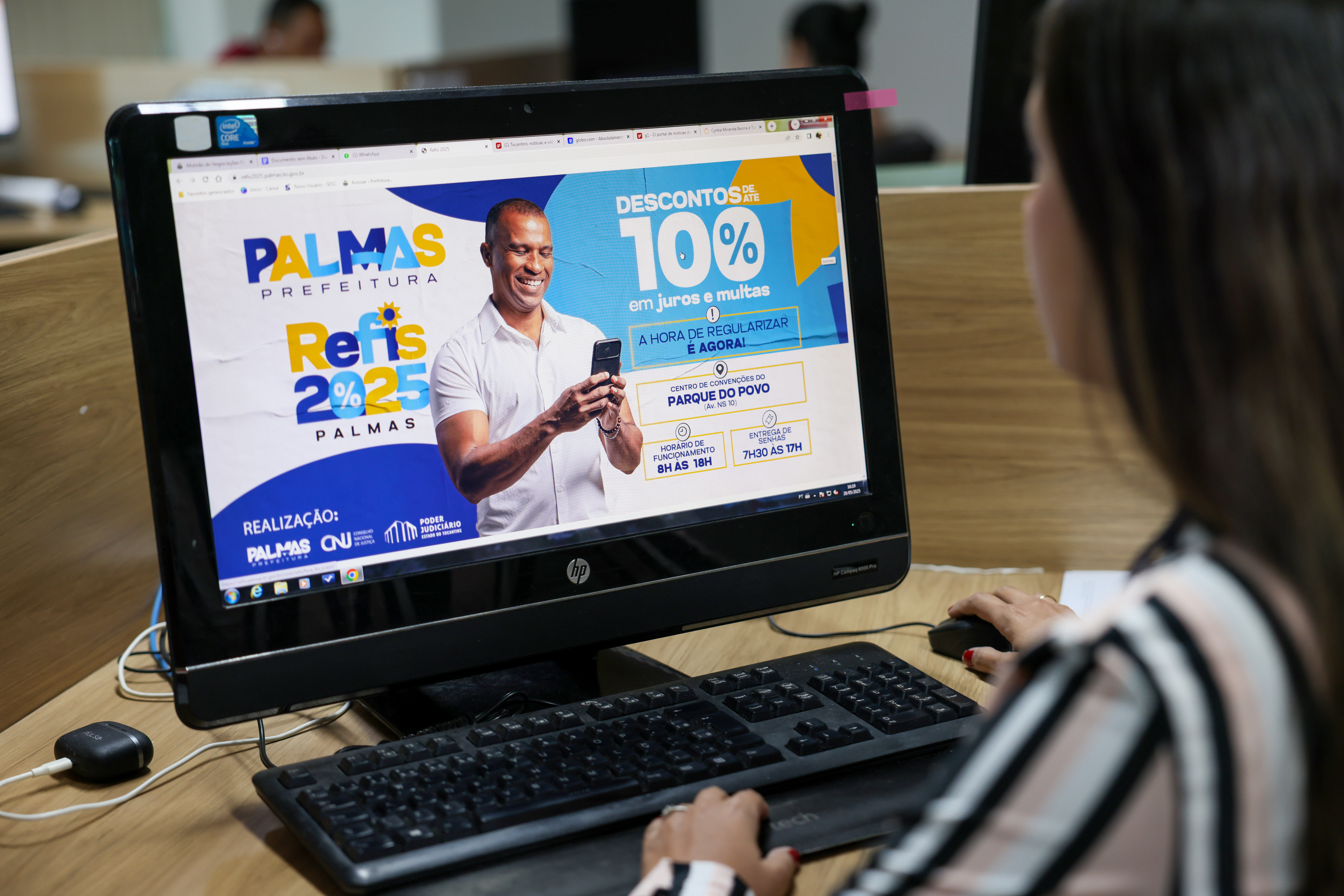 Contribuintes já podem acessar site do Refis 2025 da Prefeitura de Palmas