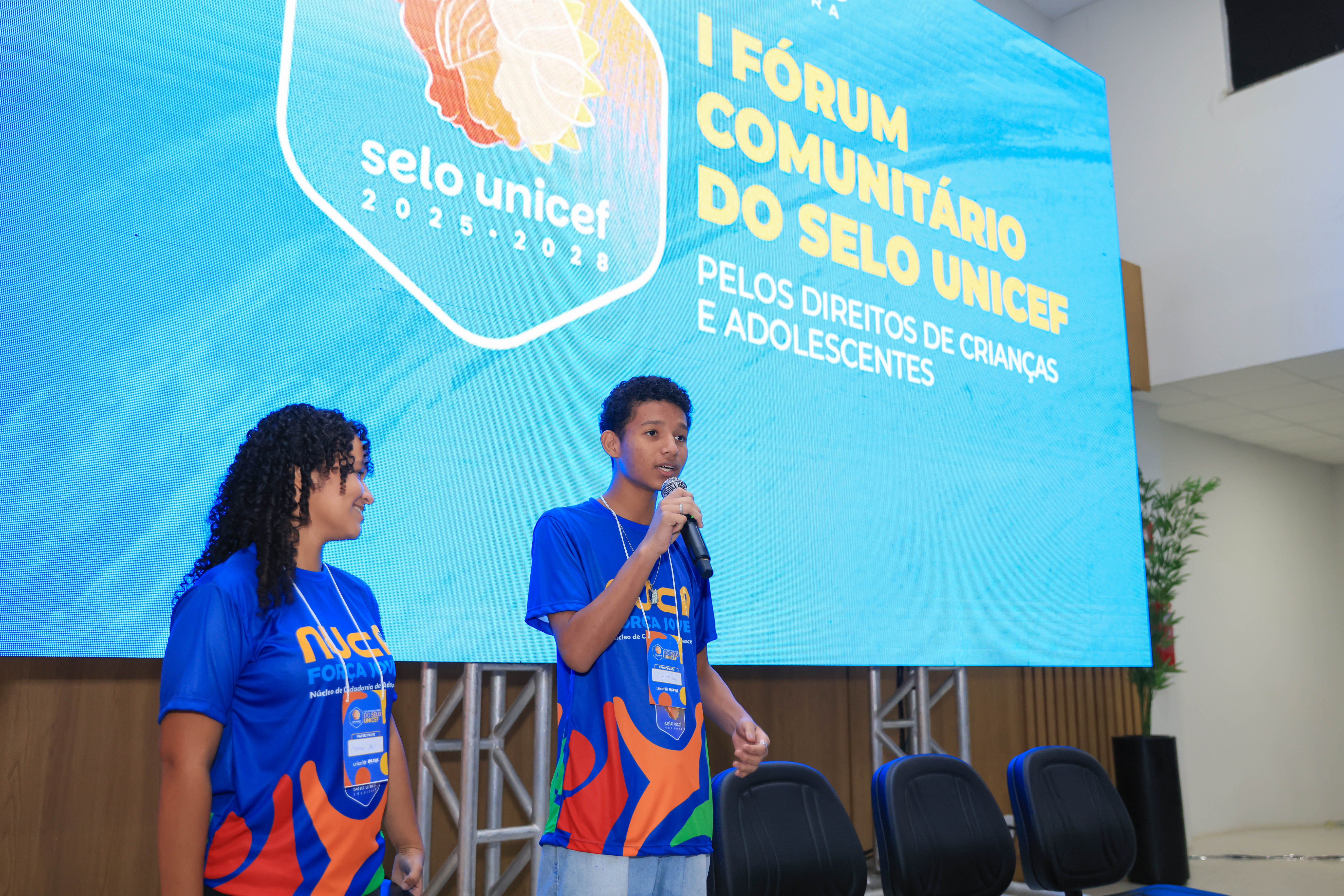 Adolescentes do Nuca conduziram talk show com autoridades