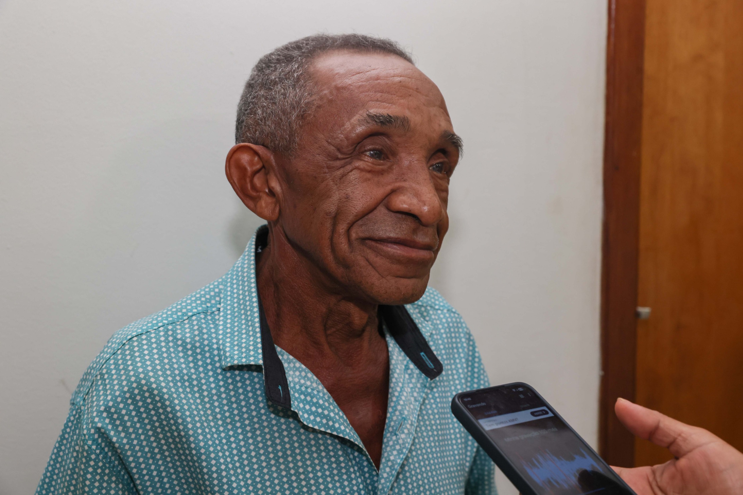 O agricultor Celso Franscisco dos Santos, saiu otimista da reunião