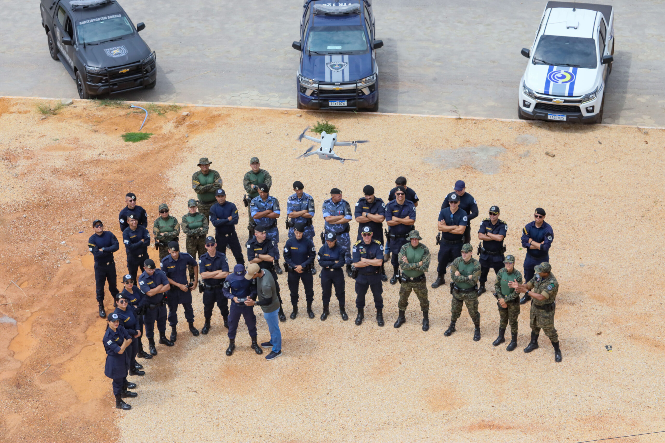 Guarda Metropolitana de Palmas realiza aulas práticas de operação de drones