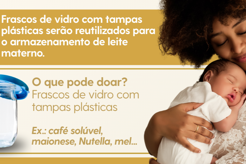 Fundação Municipal de Meio Ambiente de Palmas lança campanha de arrecadação de frascos para leite materno