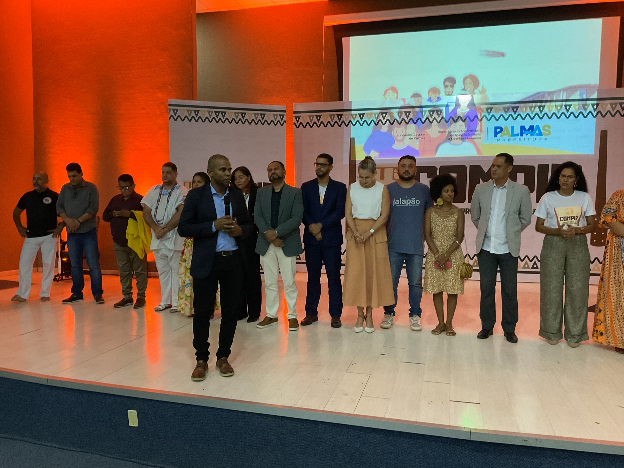 O presidente da Fundação Municipal da Juventude de Palmas, Juniel Carvalho, representou o prefeito de Palmas, Eduardo Siqueira Campos