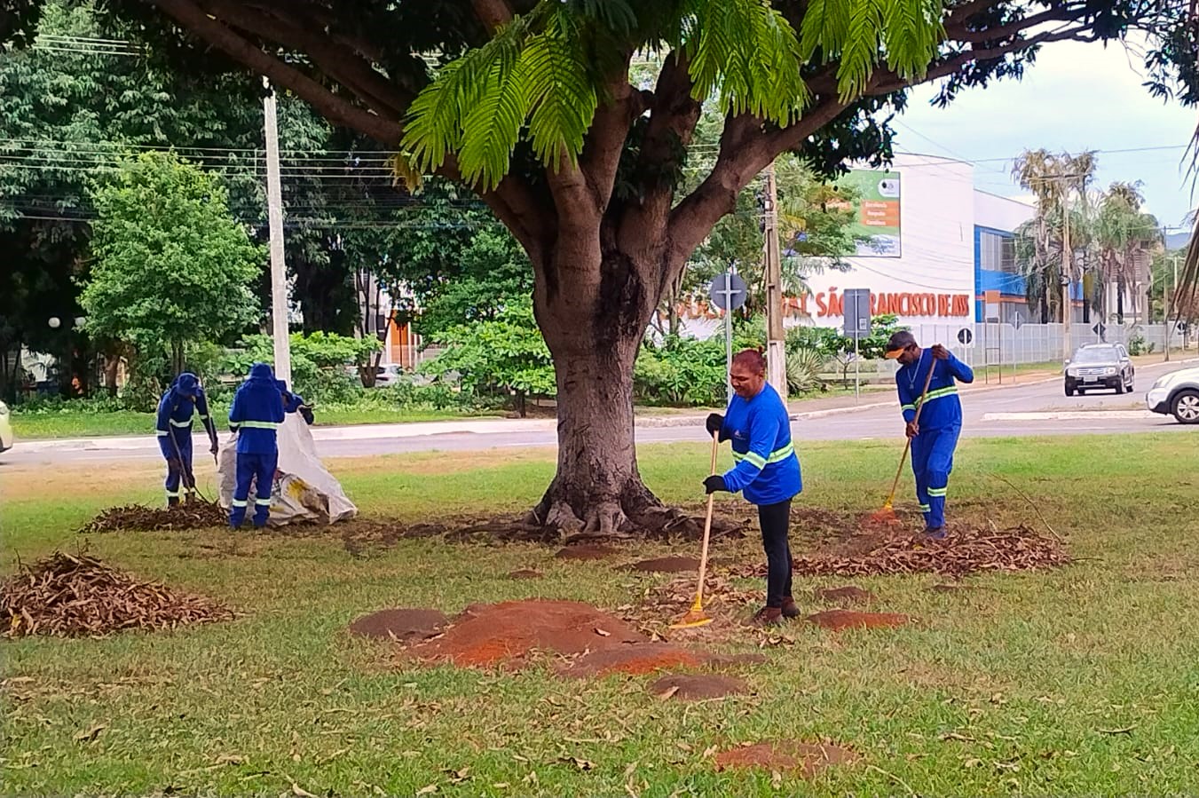 Prefeitura reforça ações preventivas de limpeza em vias de Palmas