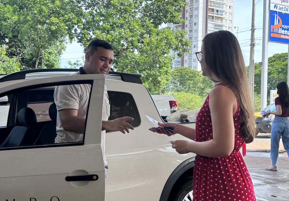 Unidade de Saúde da Família Isabel Auller promove blitz do Dezembro Vermelho na Arso 23, em Palmas