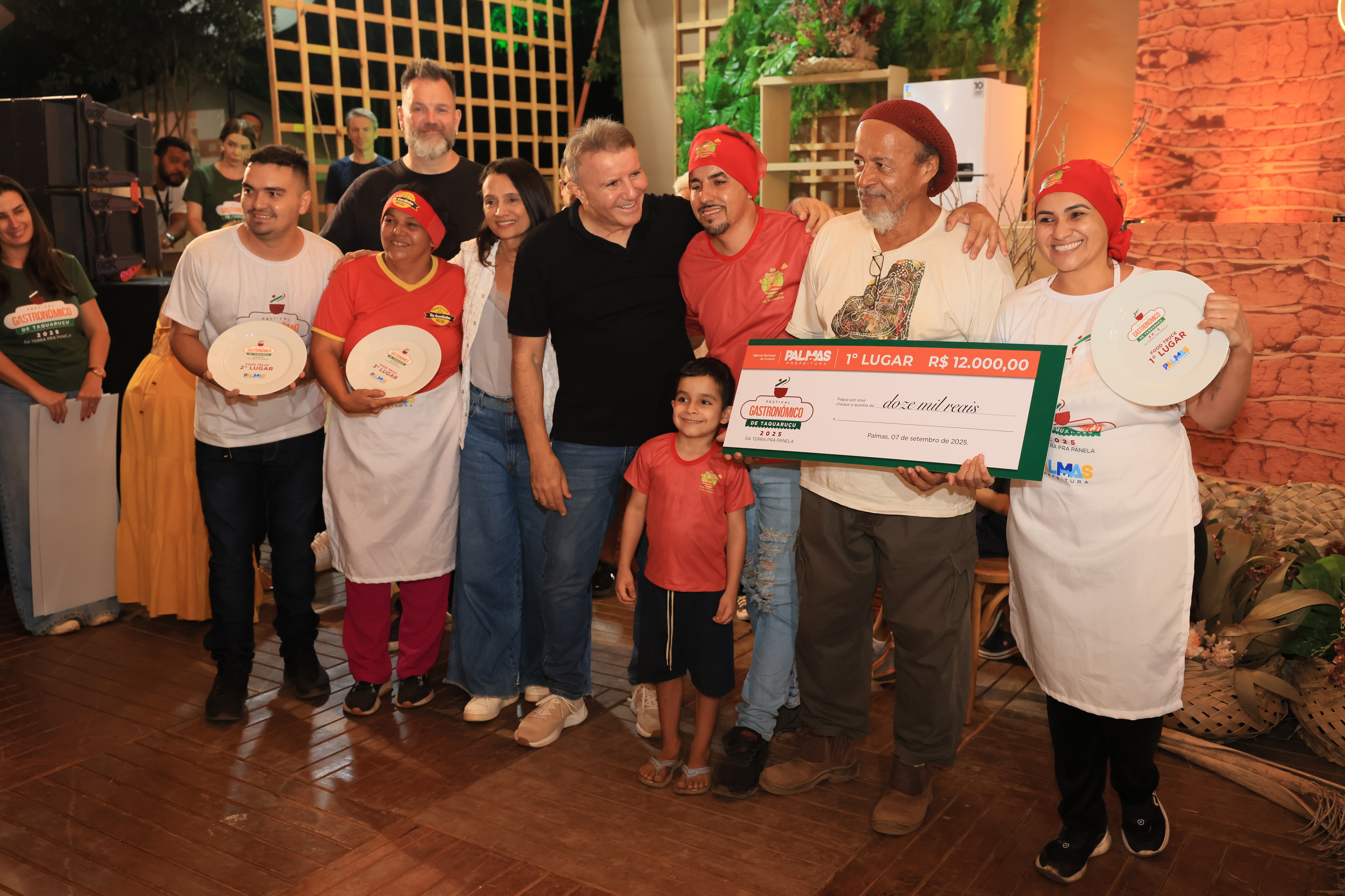 Prefeito Eduardo Siqueira Campos participa de premiação do FGT 2025