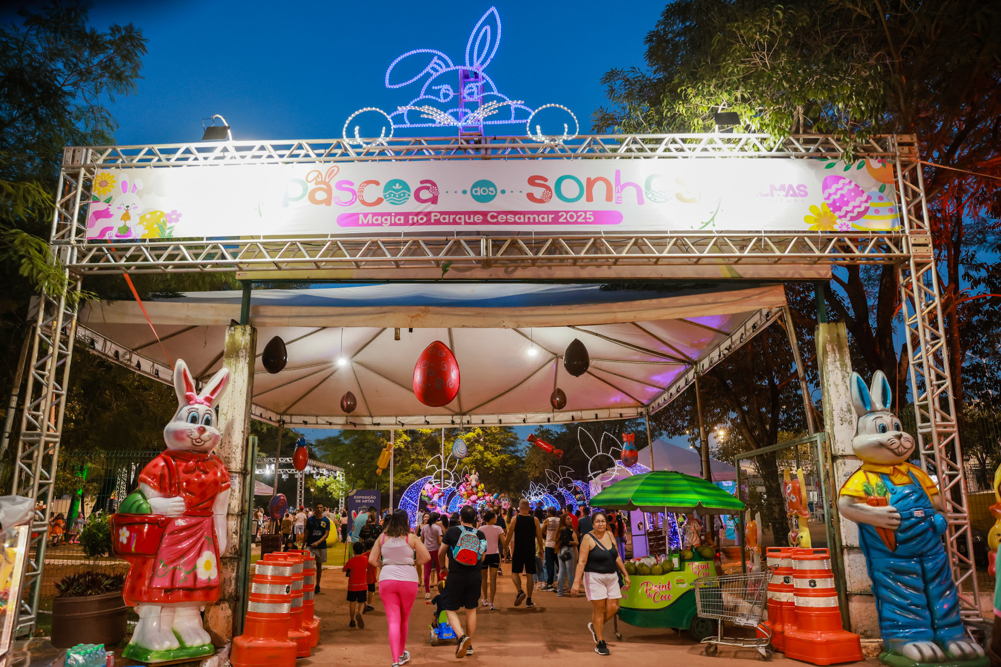 Confira a programação da Páscoa dos Sonhos neste domingo, 20, no Parque Cesamar