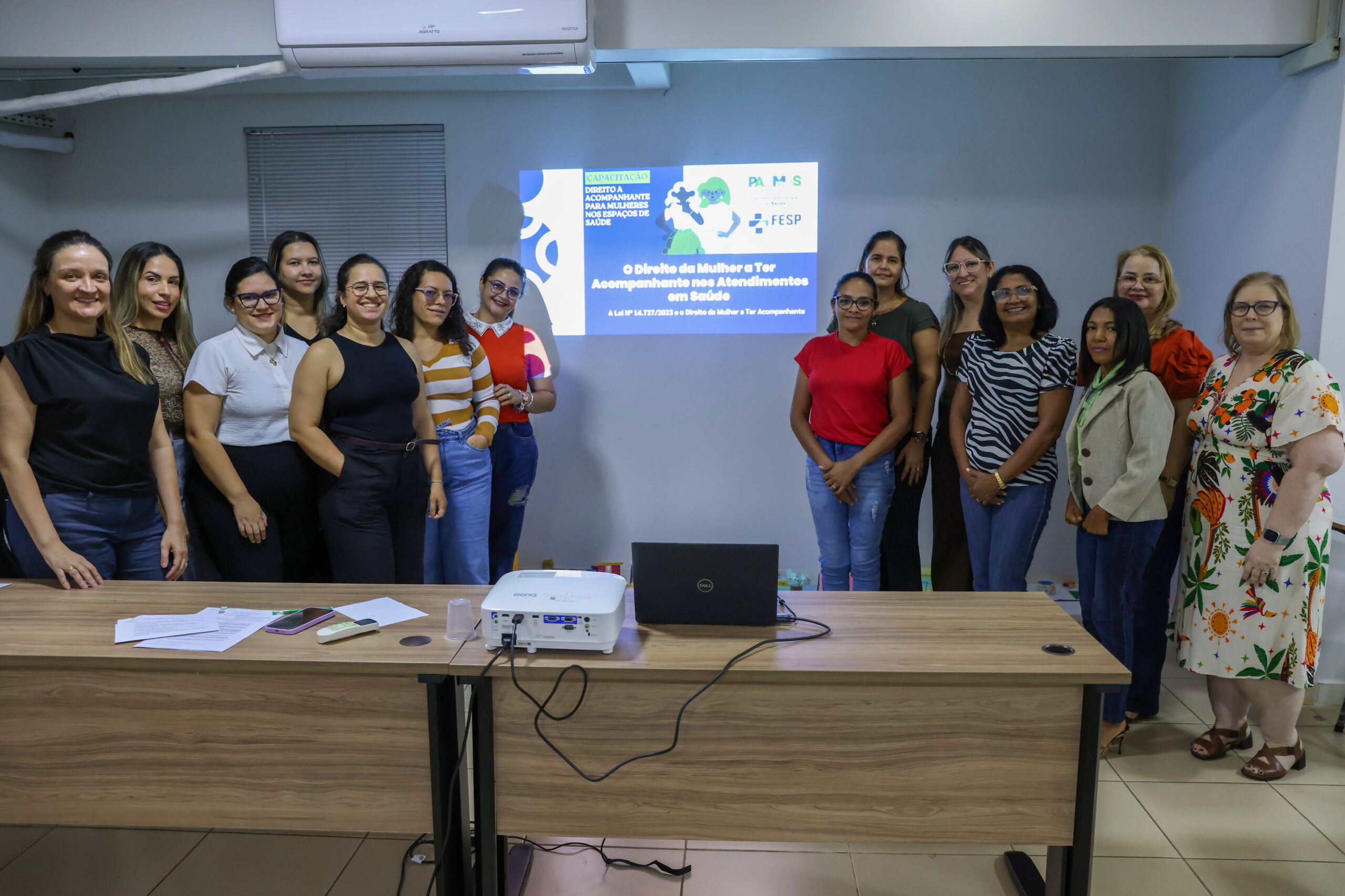 Servidoras do Município de Palmas recebem capacitação sobre direito a acompanhante para mulheres nos espaços de saúde