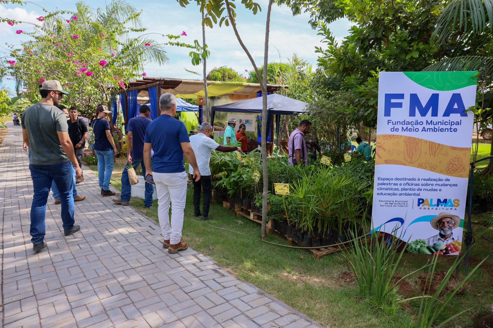 Estande da FMA fica localizado na Fazendinha