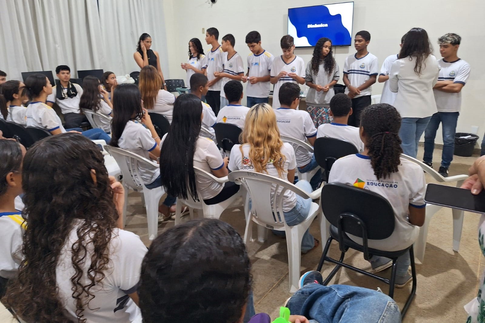 Alunos foram sensibilizados sobre como o bullying se manifesta, suas causas, consequências emocionais e formas de prevenção e mediação no contexto escolar Foto: Divulgação