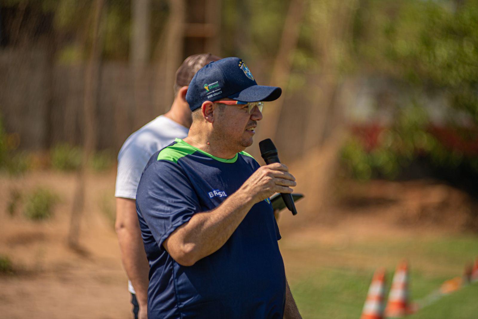 Lécio Guimarães no lançamento do evento, craques no jogo, craques na vida - foto: Elenilson Garcia