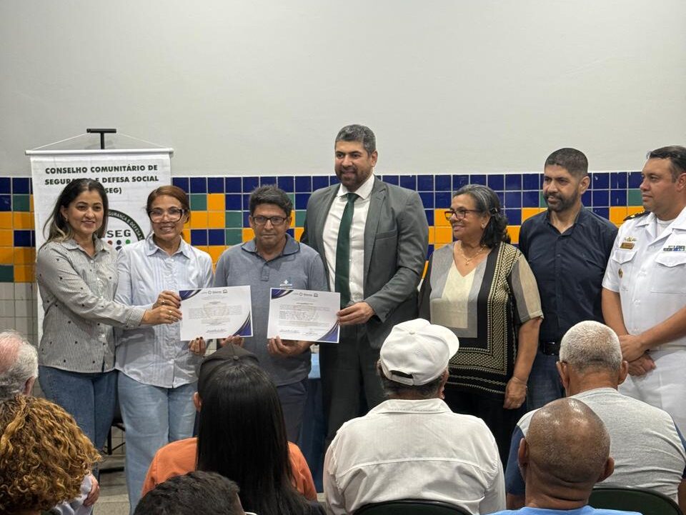 Prefeitura de Palmas envia representante para evento de posse de Conselho de Segurança Comunitária no Jardim Taquari