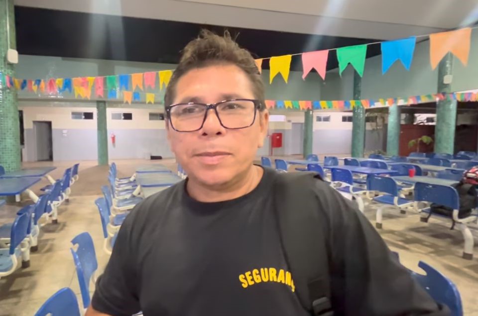 Alberico Amorim, que interpretou o personagem Segurança, gostou da experiência e espera ter novas oportunidades no cinema - Divulgação