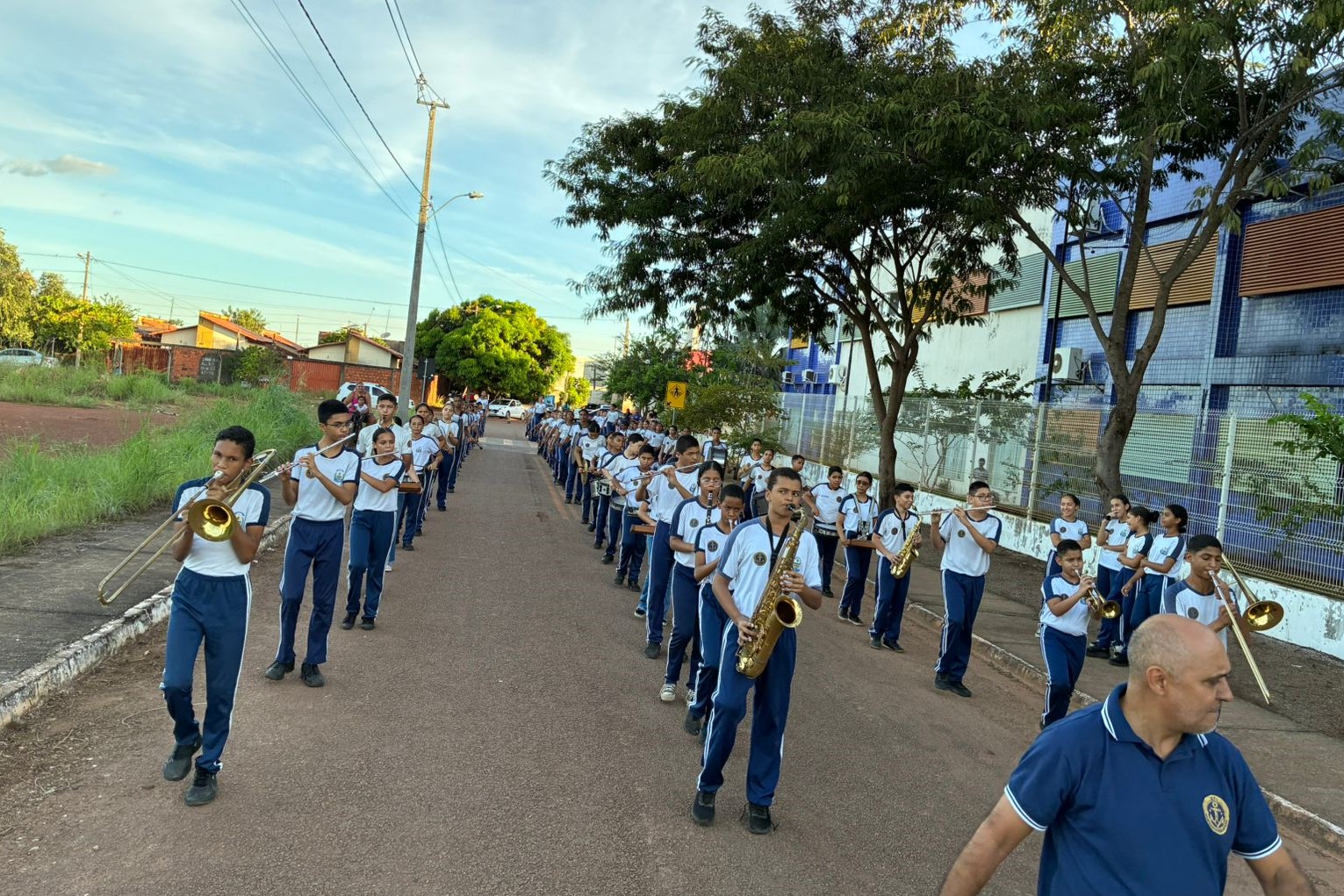 Prefeitura presente: Escolas da rede municipal ensaiam para desfile de aniversário de Palmas celebrado dia 20 de maio