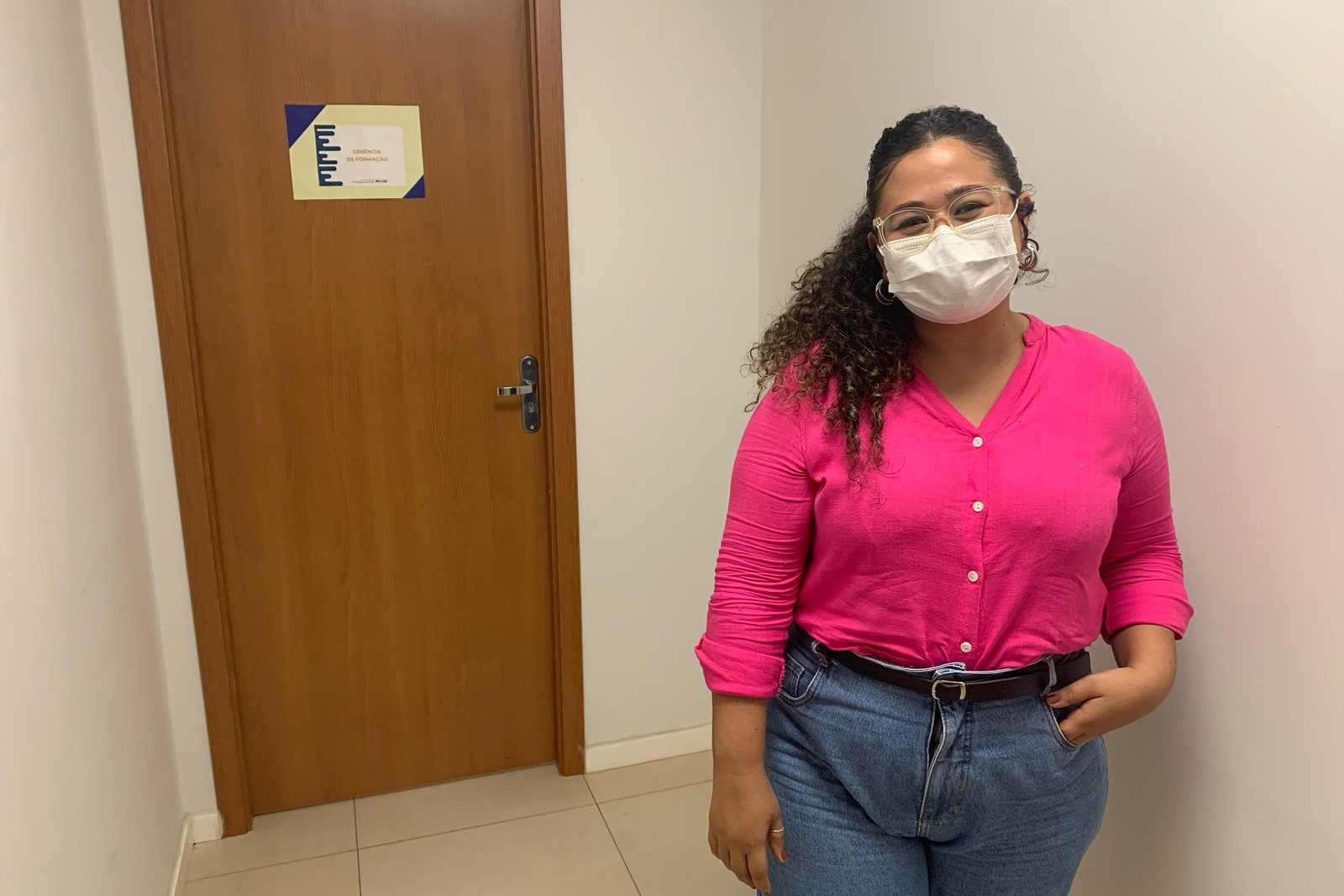 Mais nova servidora efetiva municipal aprovada no cargo de psicóloga, Maria de Fátima, falou da importância das ações conjuntas - Foto: Divulgação