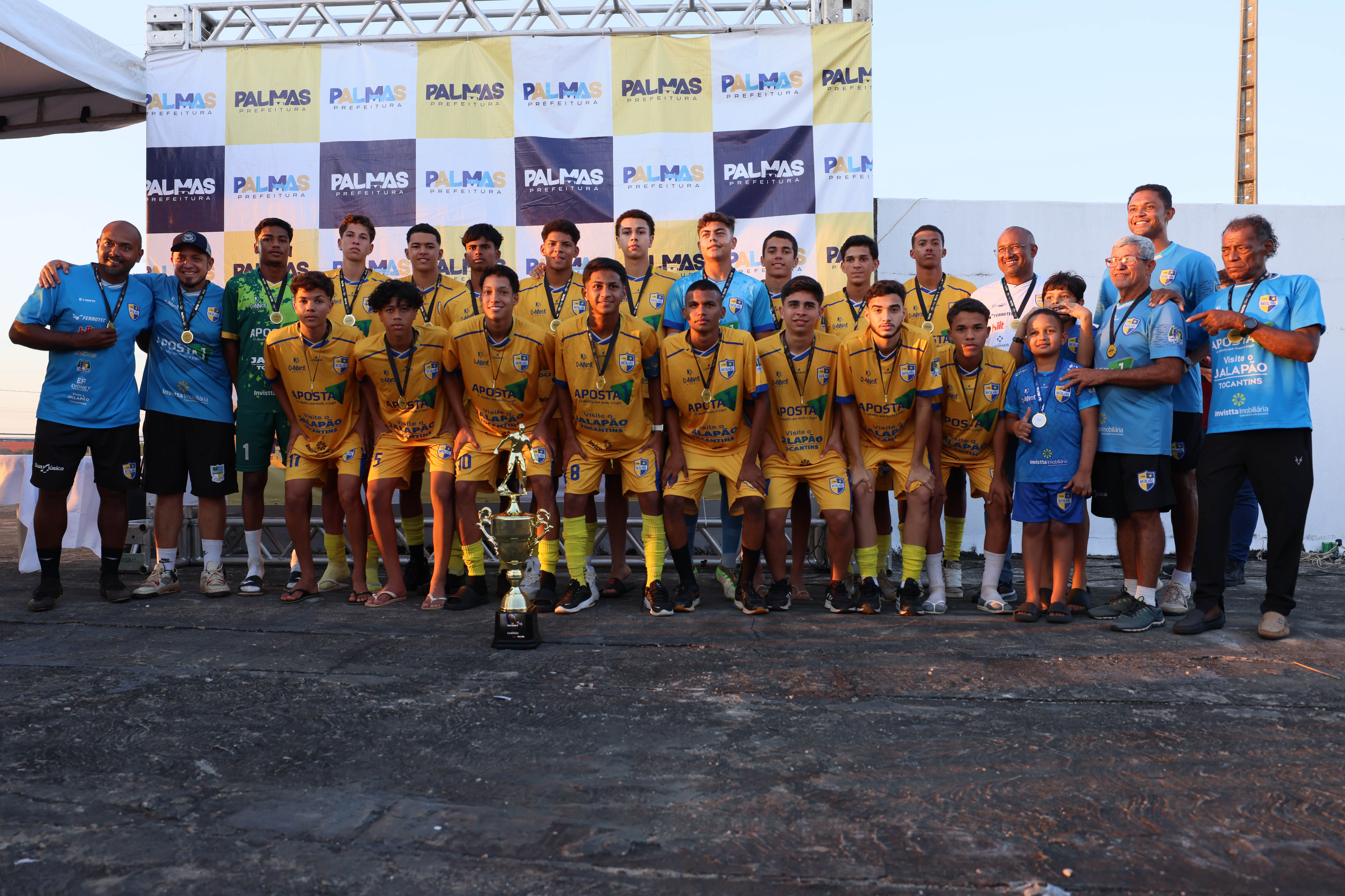 Batalhão FC foi a campeã Sub-17 desta primeira edição da taça