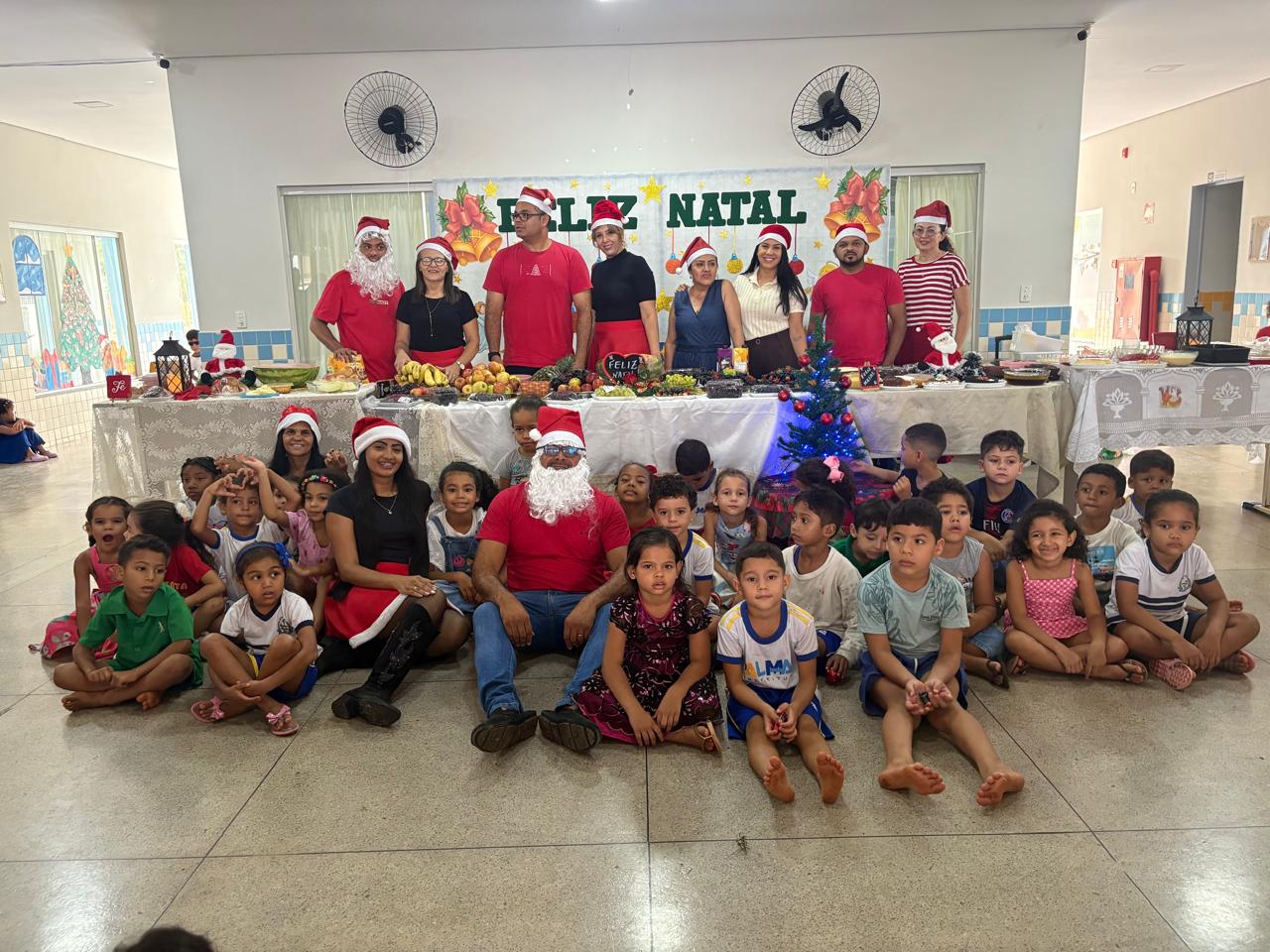 Momento de confraternização e celebração pelas conquistas dos pequenos ao longo do ano