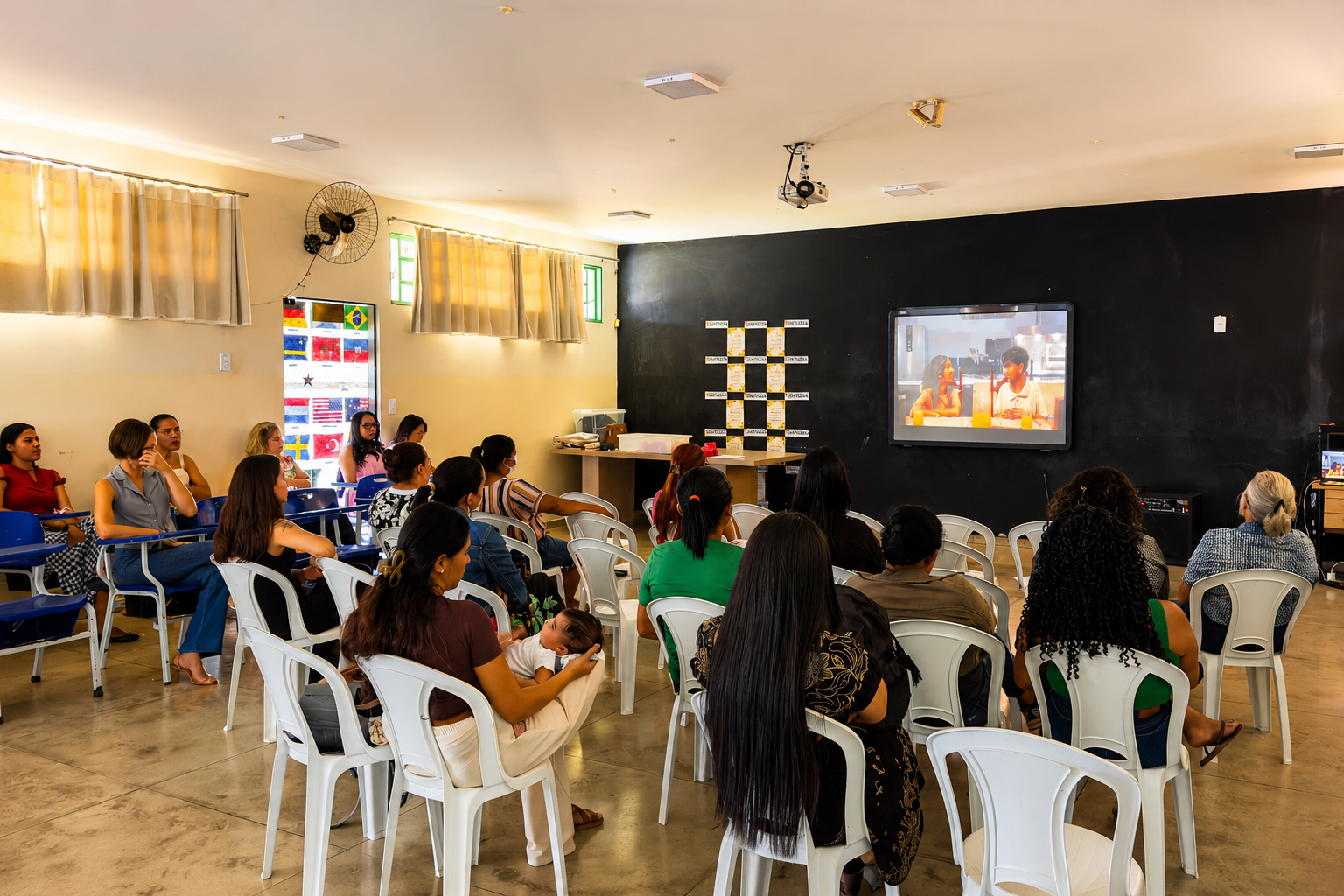 Cineterapia itinerante leva acolhimento e orientação para mulheres da região norte de Palmas