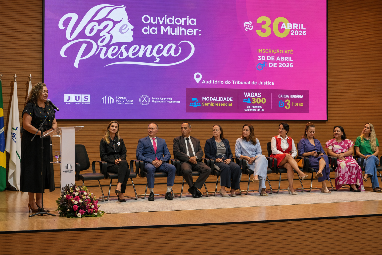 Prefeitura de Palmas participa de evento do TJTO sobre fortalecimento da escuta e dos direitos das mulheres