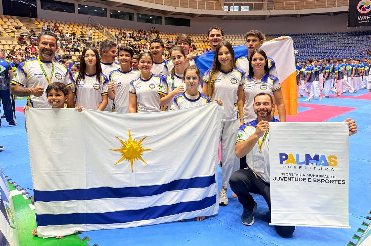 Com apoio da Prefeitura de Palmas, atletas tocantinenses conquistam 11 medalhas em campeonato nacional de karatê