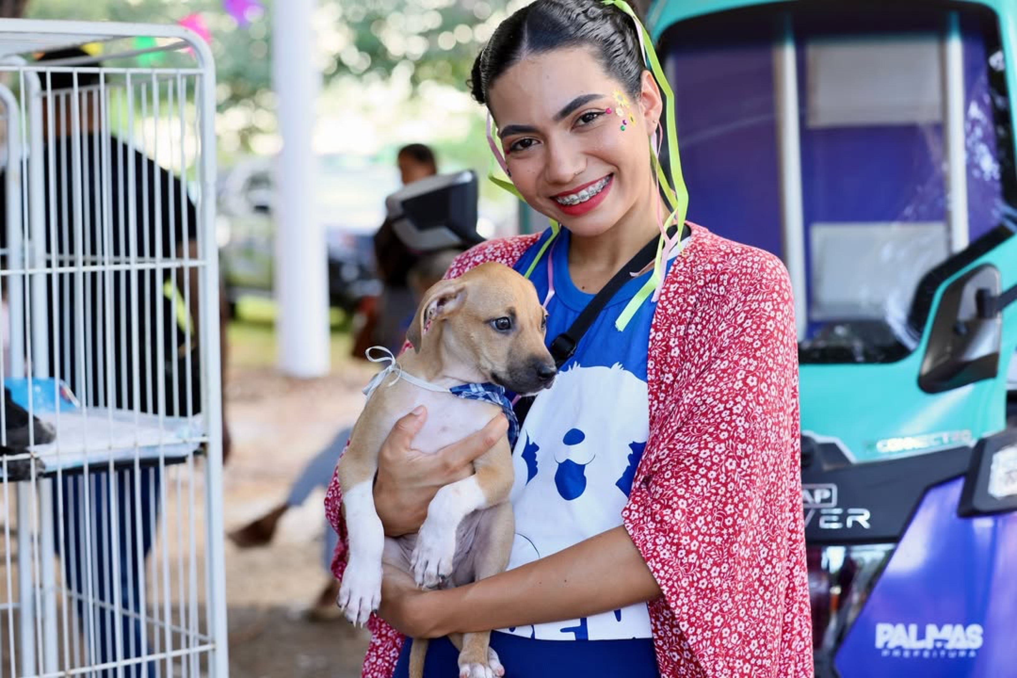Prefeitura de Palmas promove evento de adoção de cães e gatos no Capim Dourado Shopping