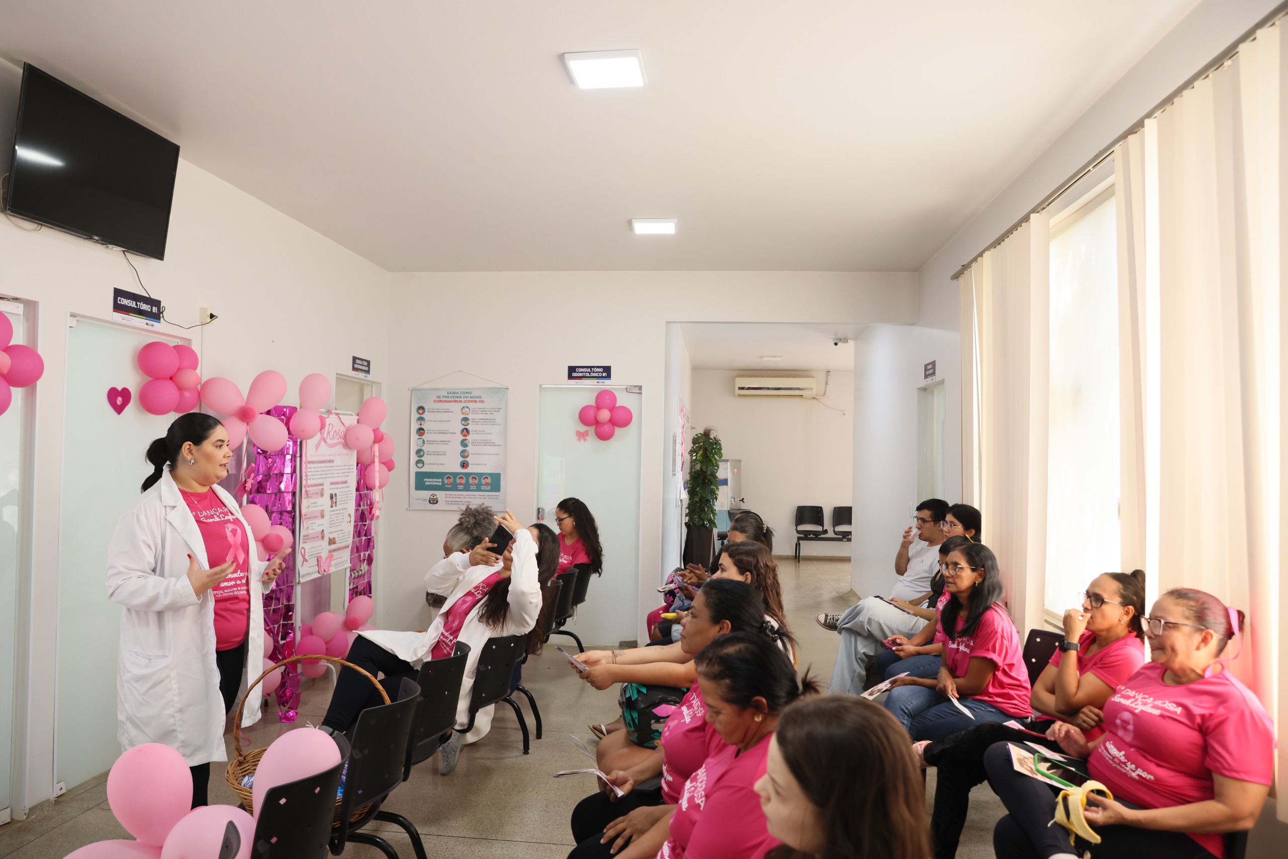 Prefeitura de Palmas abre programação do Outubro Rosa com atendimento diurnos, noturnos e ações integradas nas unidades de saúde