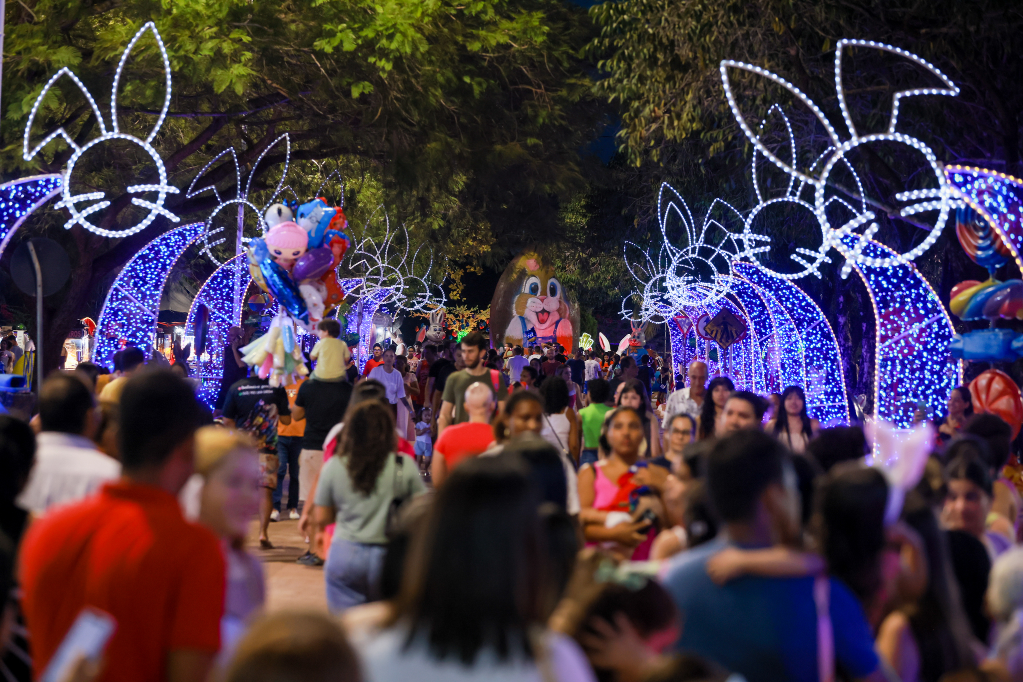 População compareceu a programação