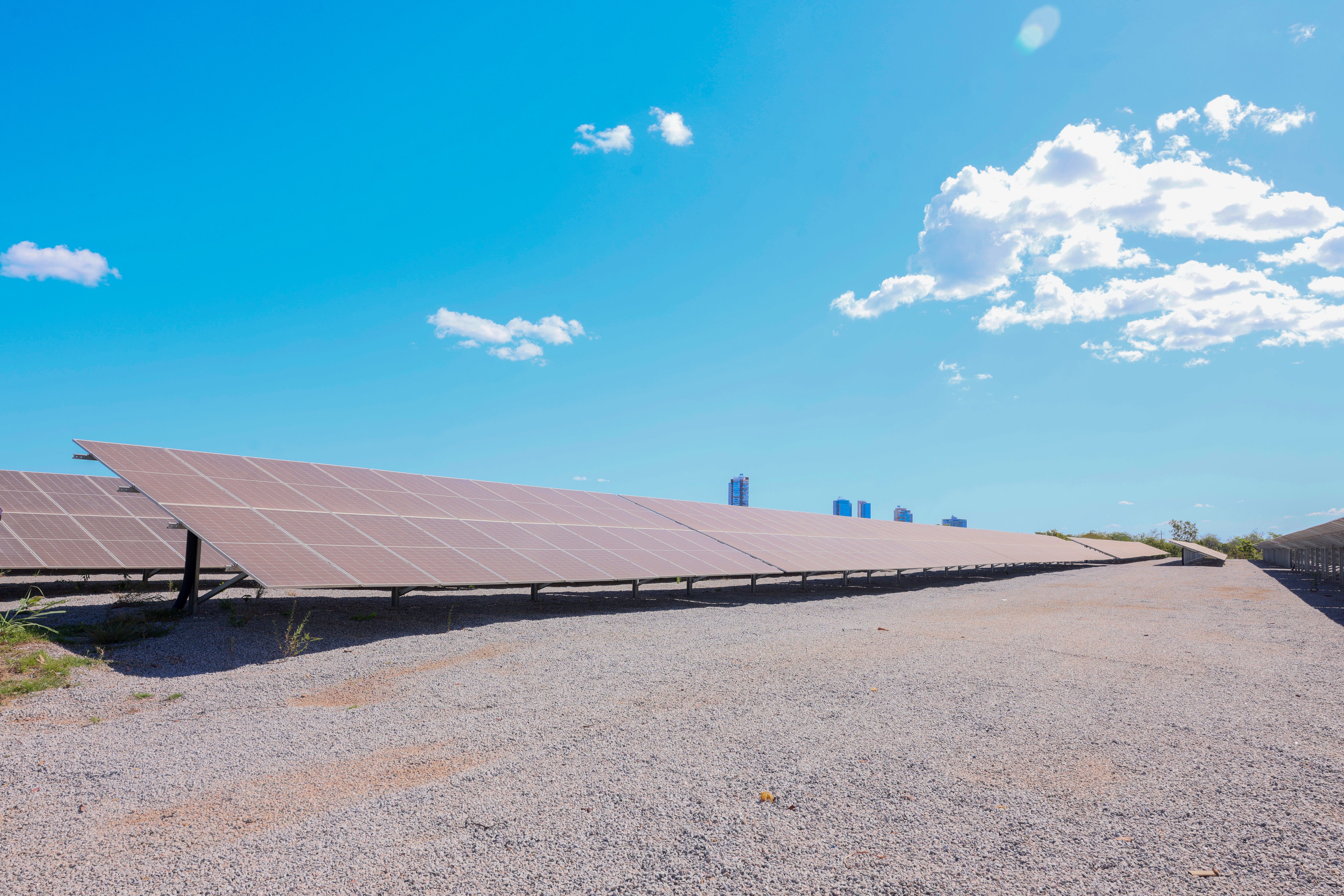 Data: 18/06/2025. Usina solar no Parque do PovoFoto: Regiane Rocha