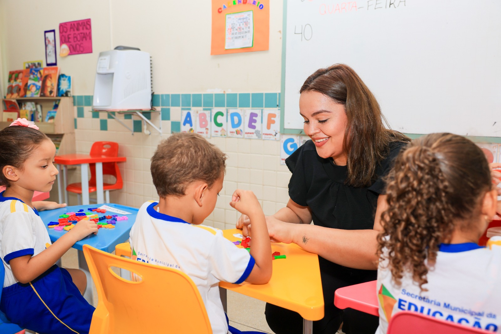 Crianças matriculadas na creche e a pré-escola também retornam as atividades - Foto: Regiane Alves