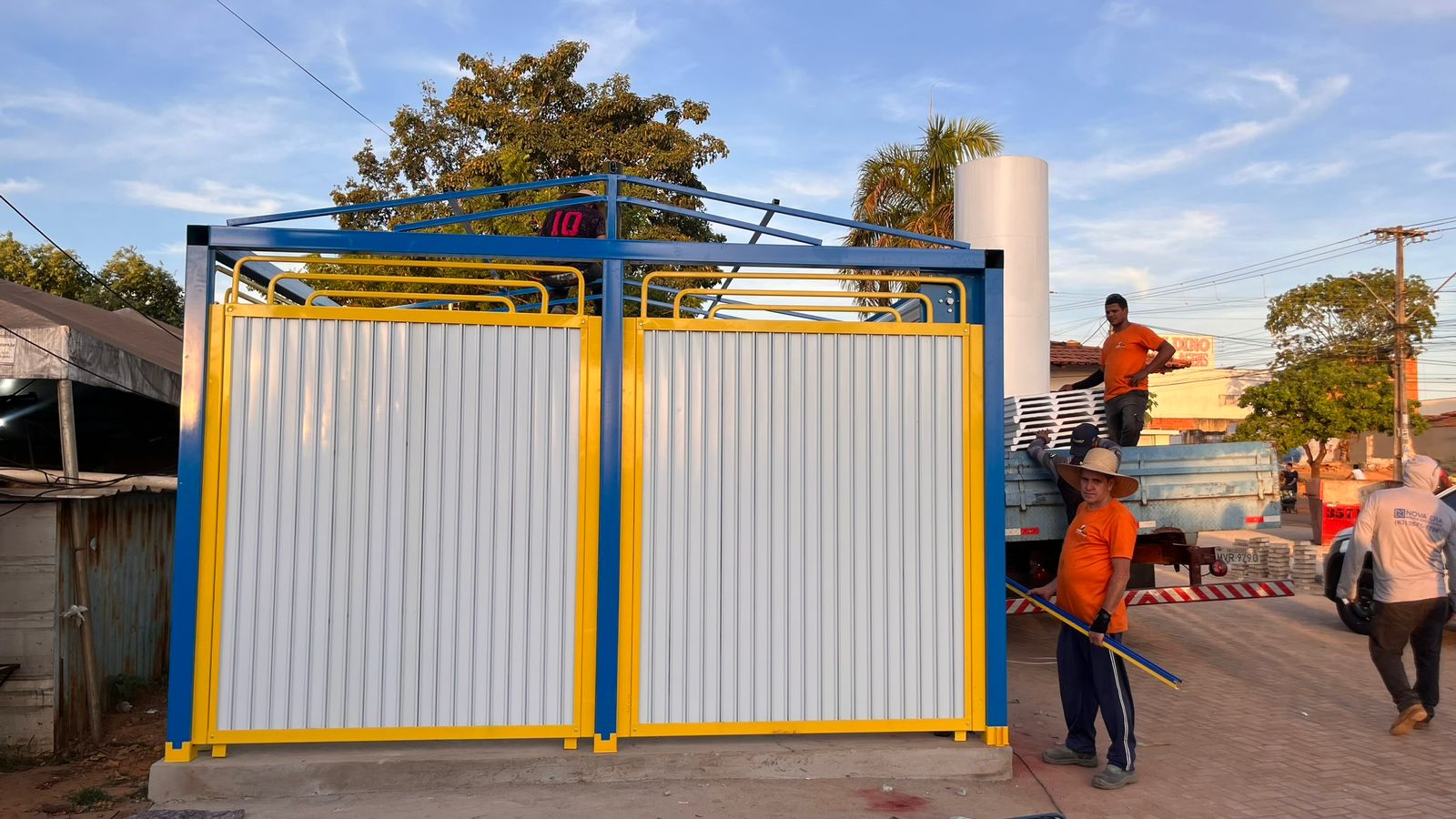 Estrutura e medidas padronizadas.