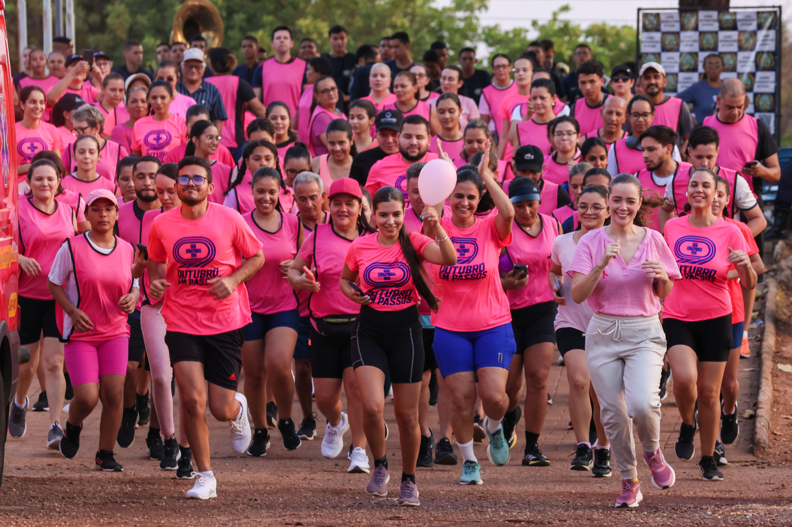 Atividade integra o conjunto de ações de prevenção e conscientização da Semus voltadas à campanha Outubro Rosa
