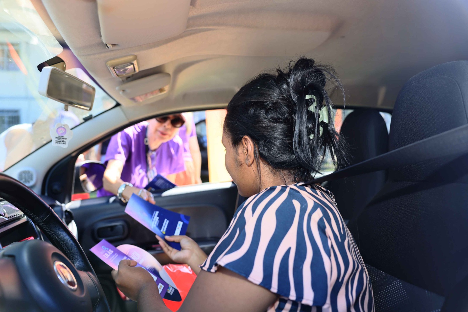 Ação de Dia das Mães em Palmas reforça orientações de combate à violência contra a mulher