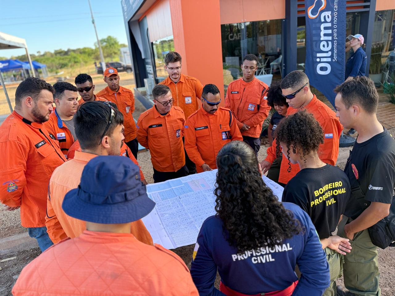 Defesa Civil promove capacitação integrada para atendimento de emergências na feira agrotecnológica