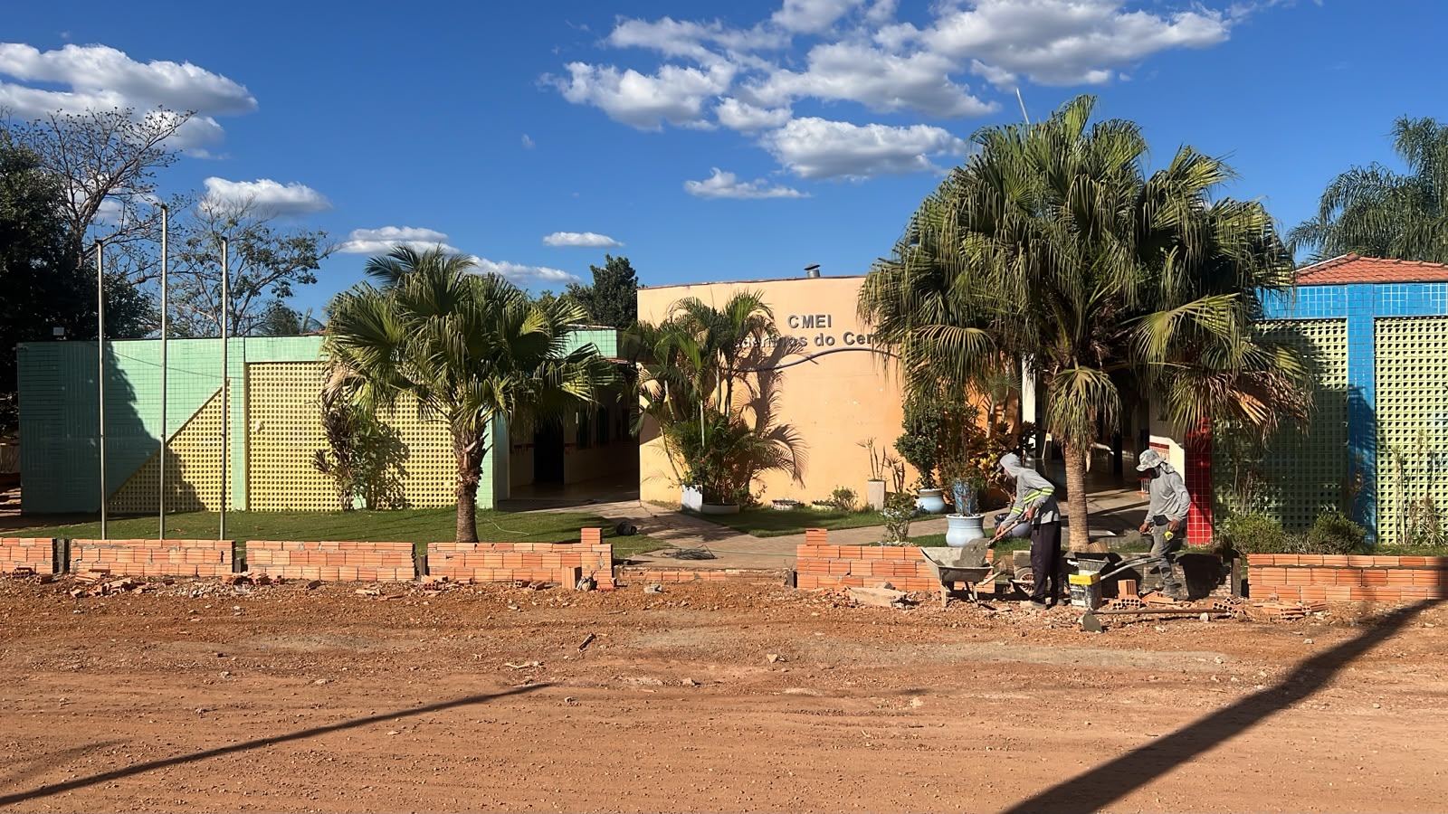 Educação de Palmas intensifica manutenção em unidades da rede municipal de ensino durante férias escolares