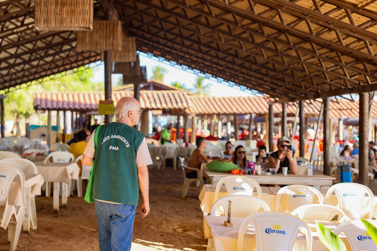 Prefeitura de Palmas realiza ação educativa sobre limpeza das praias de Palmas