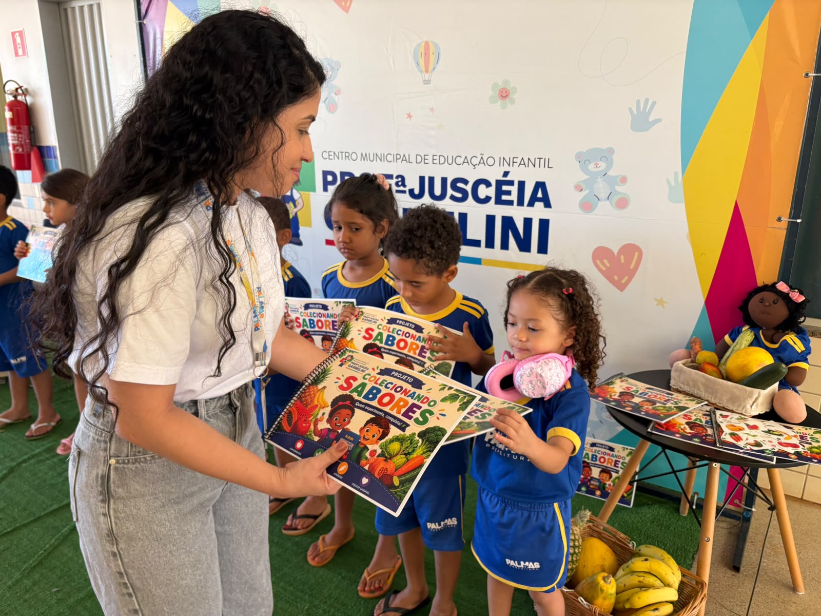 Projeto do Cmei Juscéia Garbeline transforma experimentação de alimentos em descoberta e conquista para as crianças