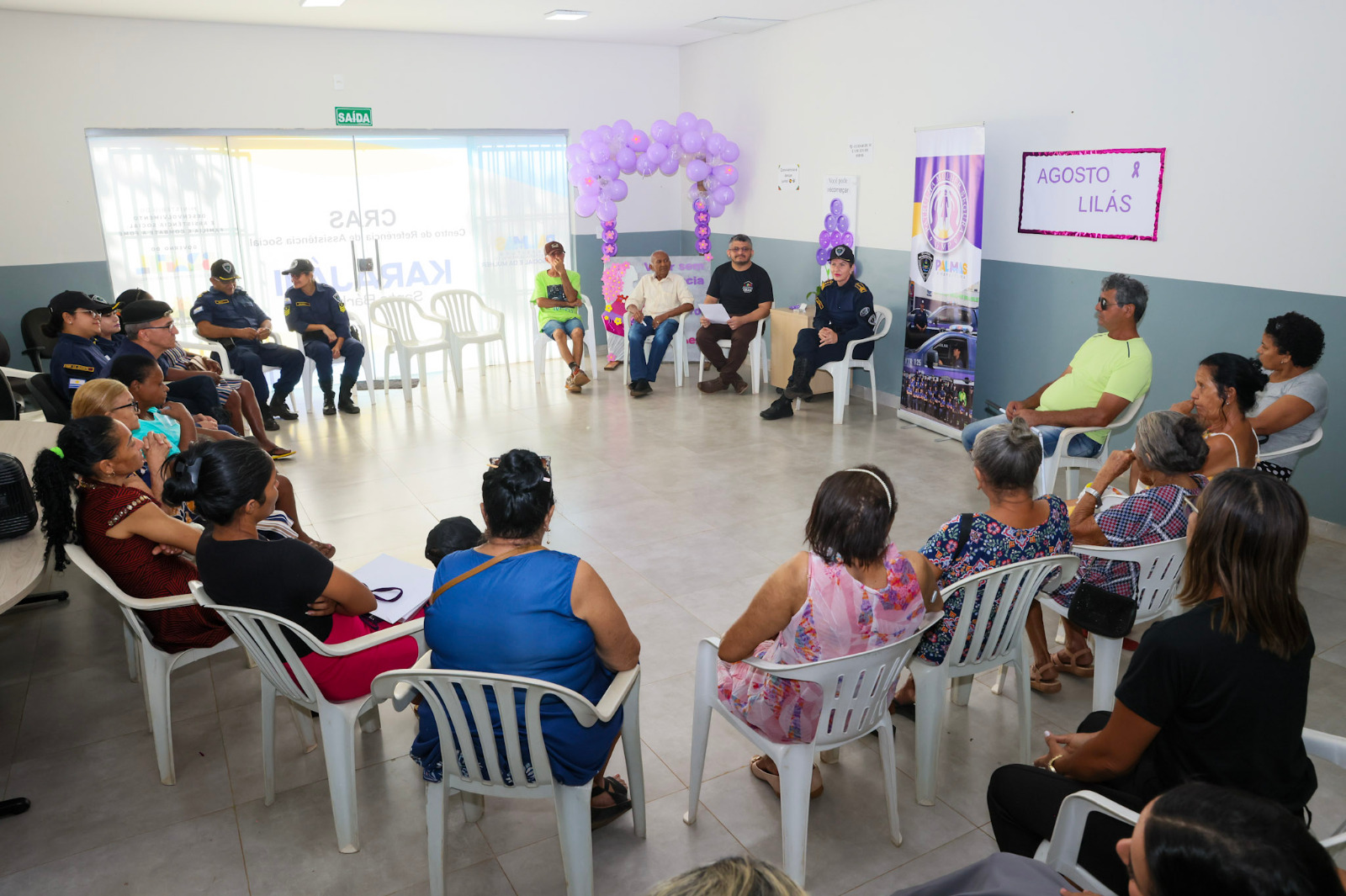 Cras Karajá II e Patrulha Mulher Segura reforçam a prevenção à violência contra a mulher