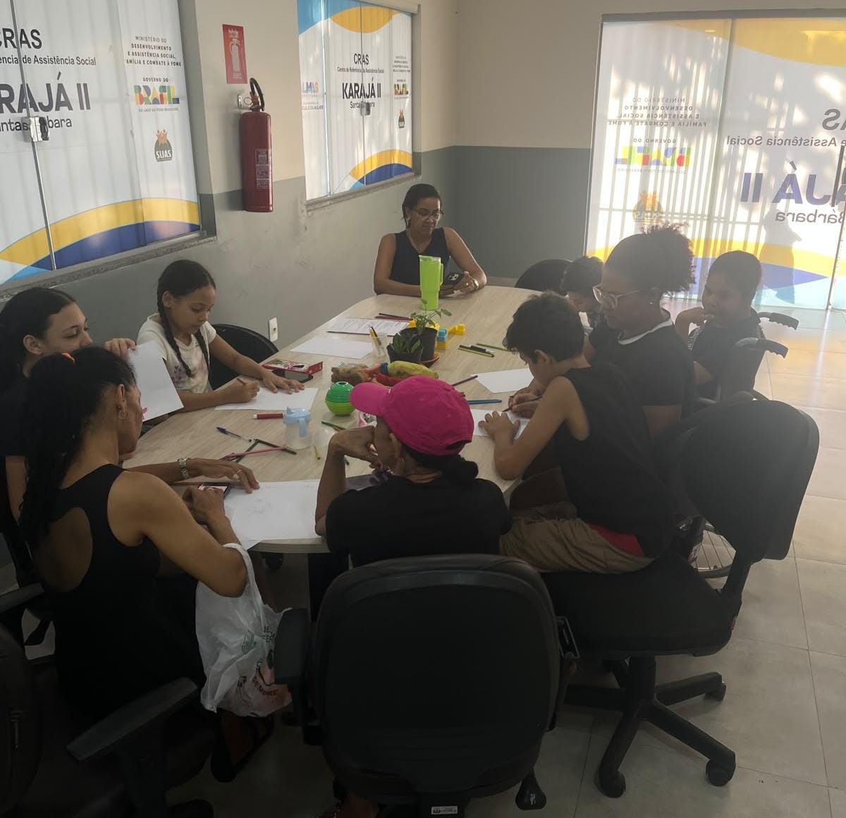 Cras Karajá II promove atividade sobre autocuidado e convivência com crianças e adolescentes em Palmas